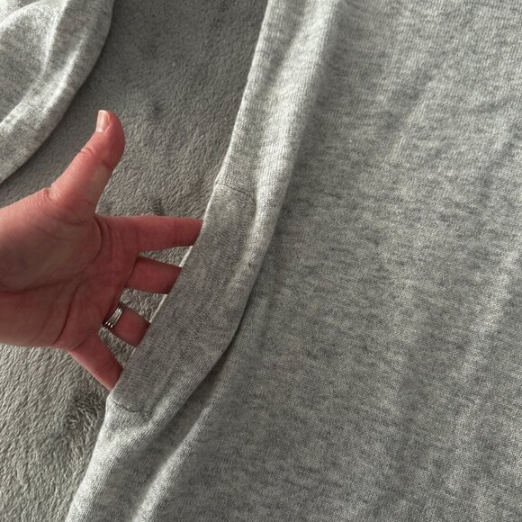 Chantelle Ferrant Wool Cashmere Midi Dress MEDIUM** Gray Sweaterdress - Picture 4 of 7